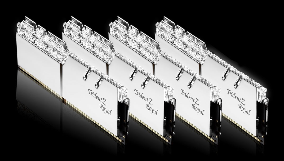 G.Skill Trident Z Royal F4-3200C16Q-64GTRS module de mémoire 64 Go 4 x 16 Go DDR4