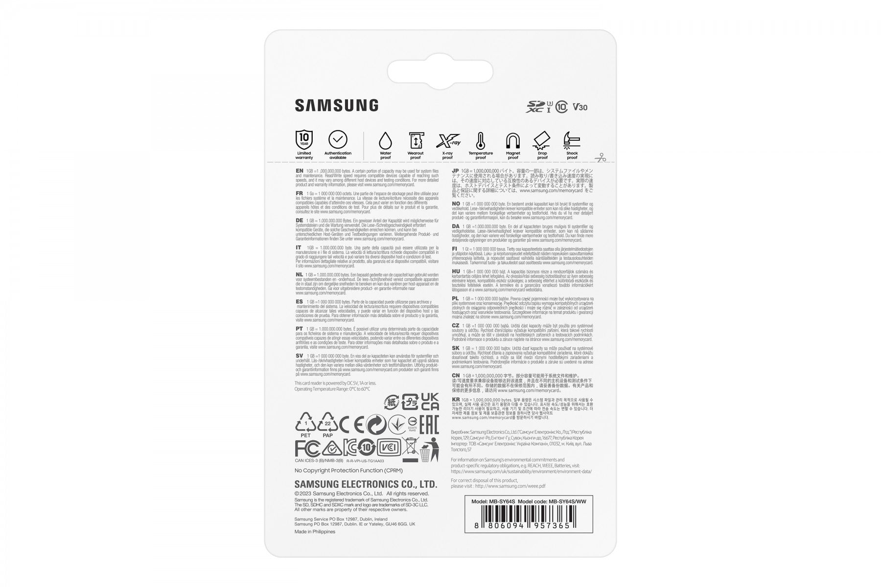 Samsung PRO Ultimate 64 Go SDXC UHS-I Classe 3