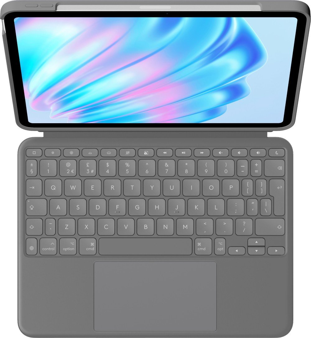 Logitech Combo Touch QWERTY Anglais britannique Smart Connector Gris