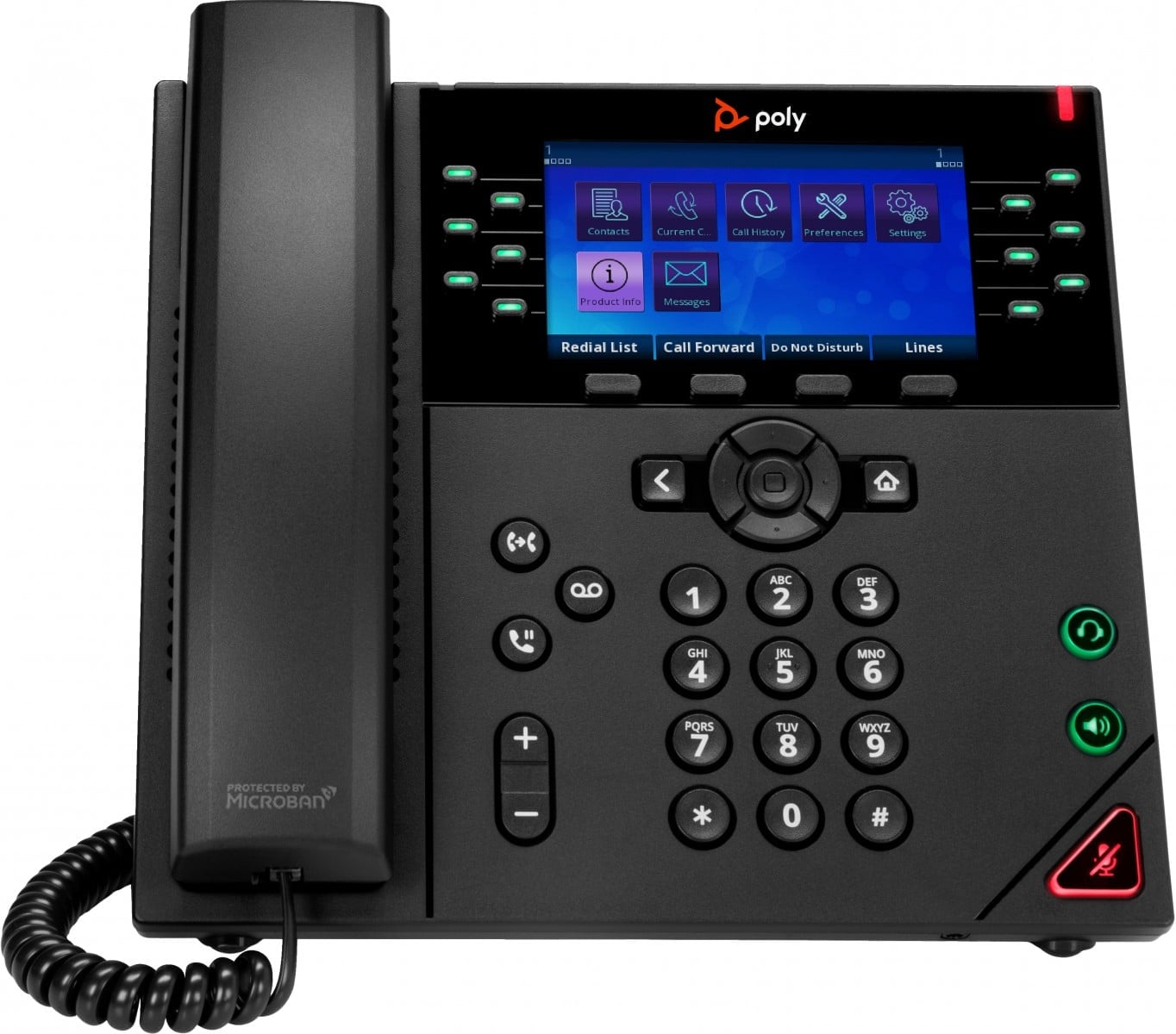 POLY VVX 450 OBi téléphone de bureau IP PoE - 12 lignes SIP