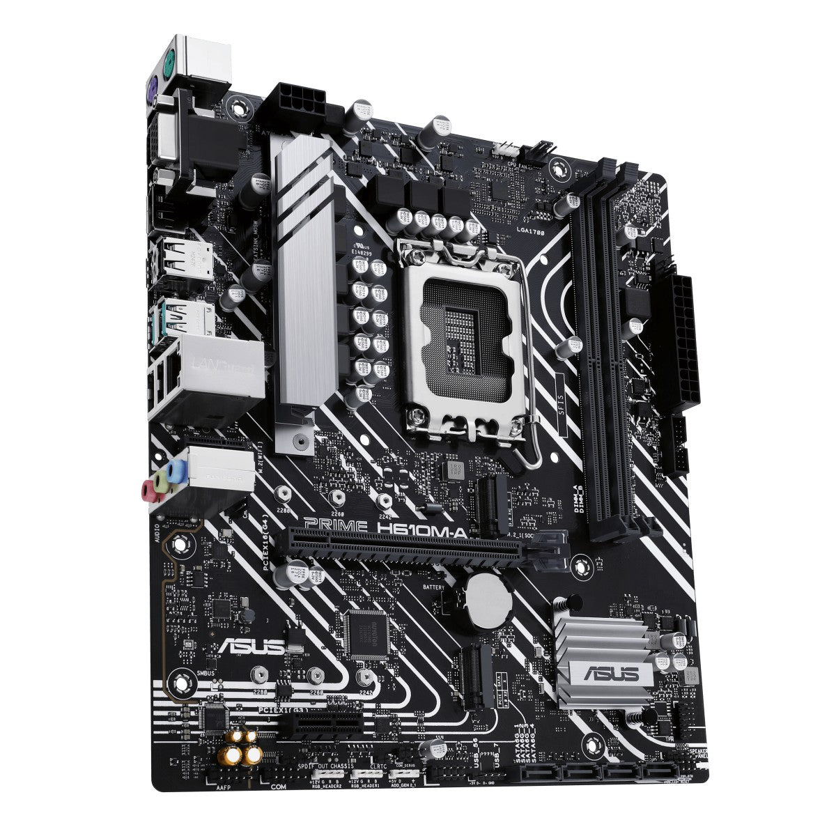 ASUS PRIME H610M-A-CSM LGA1700 2DDR5 microATX 4xSATA MB 1xHDMI 1xDP 1xD-Sub 2xM.2