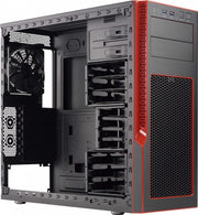 Supermicro SuperChassis GS50-000R Midi Tower Noir, Rouge