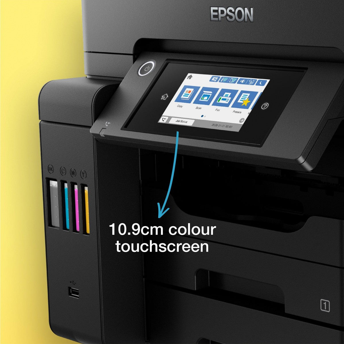 EPSON EcoTank ET-5805 MFP colour inkjet ITS A4 25ppm Print 550sheets USB LAN Wi-Fi Black
