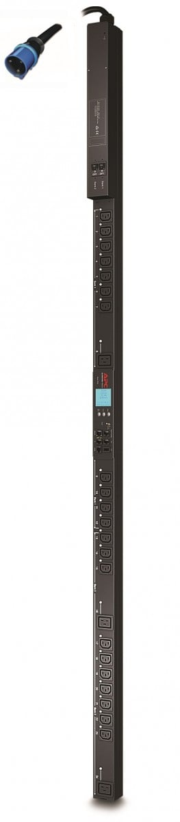 APC Switched Rack PDU 2G Zero U Rack AC 200/208/230V Ethernet 10/100 RS-232 input IEC 60309 output connectors 24 0U Black