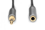 Digitus DB-510210-018-S câble audio 1,8 m 3,5mm Noir