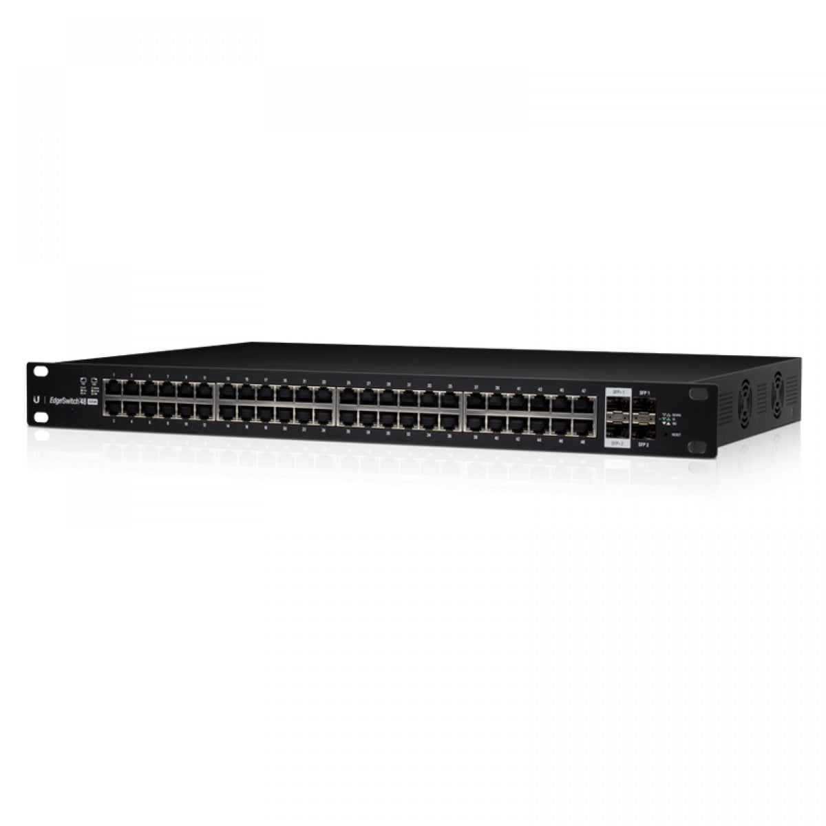 Ubiquiti Networks ES-48-500W commutateur réseau Géré L2/L3 Gigabit Ethernet (10/100/1000) Connexion Ethernet, supportant l'alimentation via ce port (PoE) 1U Noi