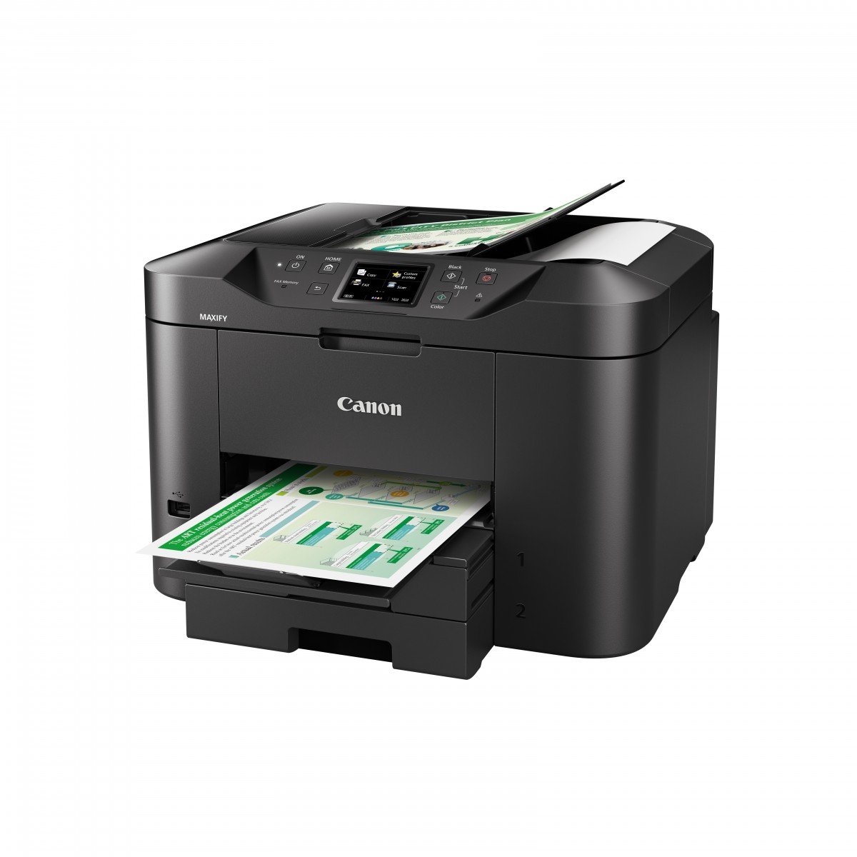 CANON MAXIFY MB2750 MFP colour ink-jet A4 210x297mm A4 22ppm copy 24 ipm print 500 sheets USB 2.0 LAN Wi-Fi USB host