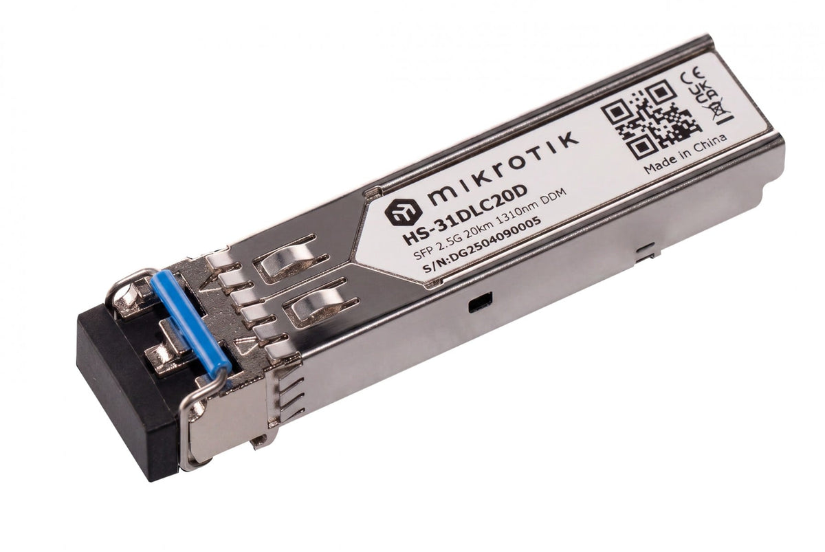 Mikrotik HS-31DLC20D module émetteur-récepteur de réseau Fibre optique 2500 Mbit/s SFP 1310 nm