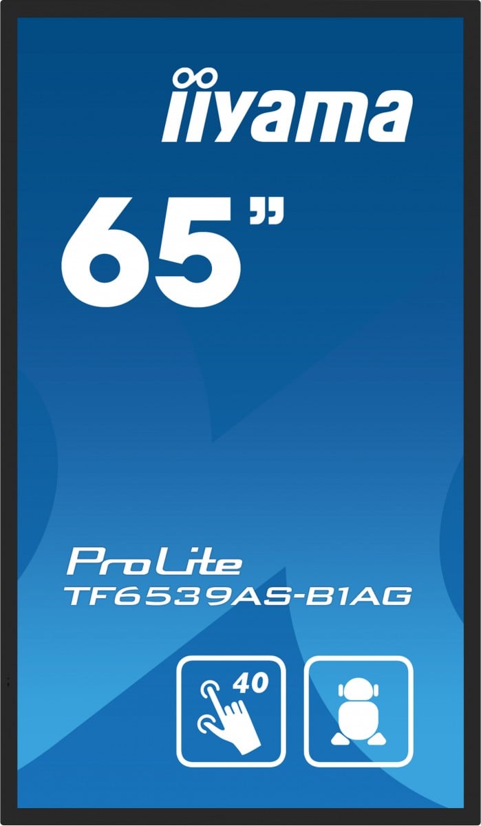 65" Bonded PCAP Anti-glare Bezel Free 40