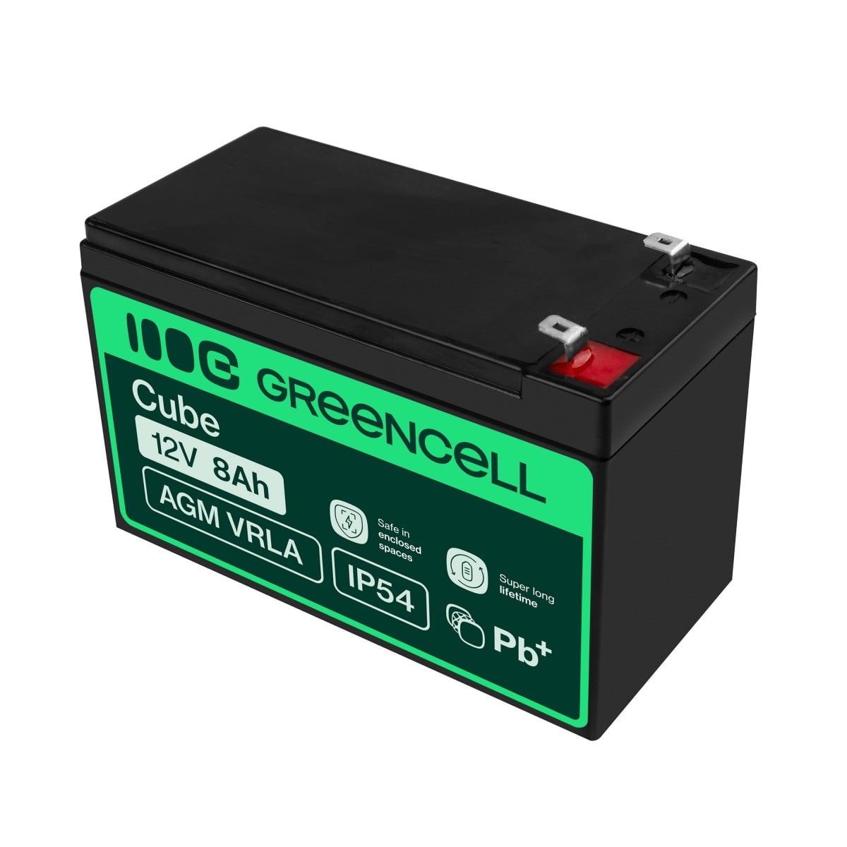 Green Cell AGM Battery 12V 8Ah - Battery - Mignon (AA)