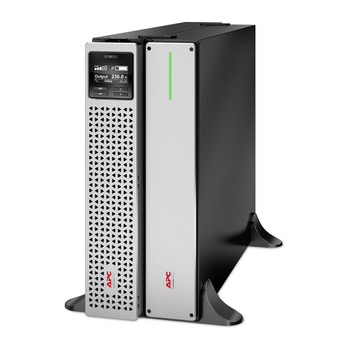 APC Smart-UPS On-Line UPS Li-ion rack-mountable AC 220/230V 2700Watt 3000VA USB output connectors 8 4U 1.83m cord Black silver