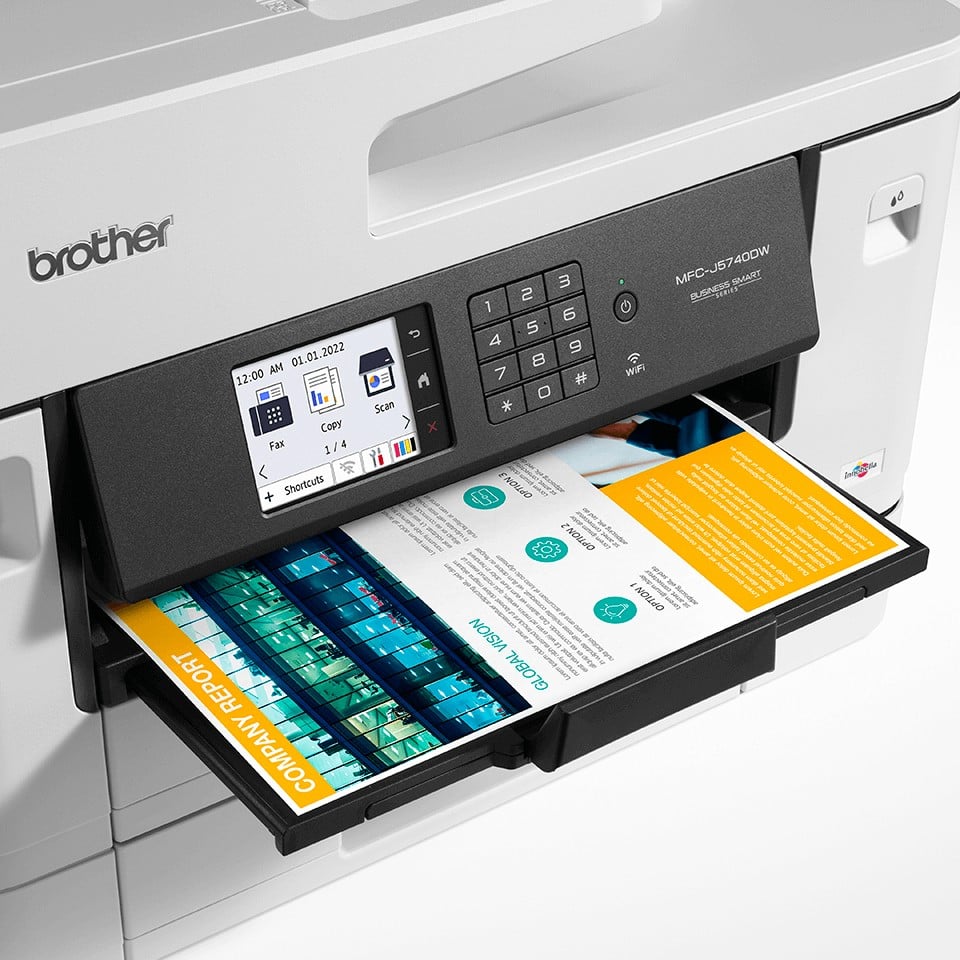 BROTHER MFC-J5740DW MFP colour ink-jet A3 25ppm copy 28ppm print 600 sheets USB 2.0 LAN Wi-Fi USB host