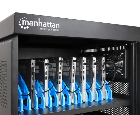 Manhattan 180948 Armoire de chargement AC Schuko 32 ports