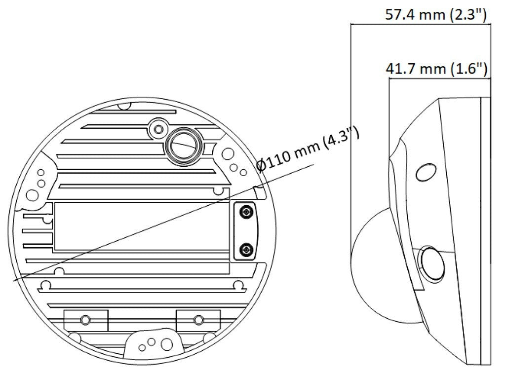 Hikvision DS-2CD2546G2-IS(2.8mm)(C) 4 MP Acusense Built-in Mic Fixed Mini Dome Network Camera