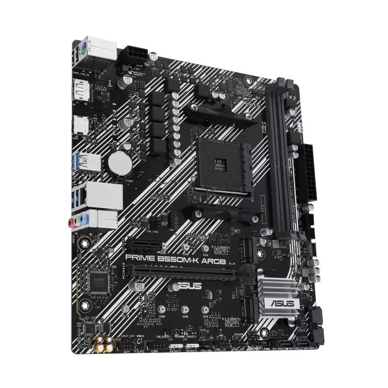 ASUS PRIME B550M-K ARGB AM4 2DDR4 microATX 4xSATA MB 1xHDMI 2.1 1xDP 1.4 2xM.2