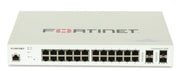 FortiSwitch-224E Layer 2/3 FortiGate switch controller compatible switch with 24 x GE RJ45 ports, 4 x GE SFP