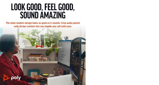 Casque & Microphone Poly Blackwire 3310 Noir