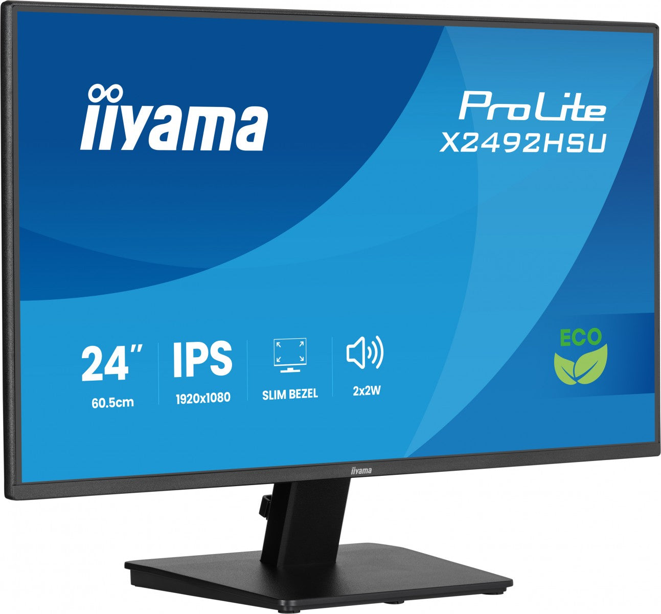 X2492HSU-B1 24" IPS 4-side slim bezel Gr