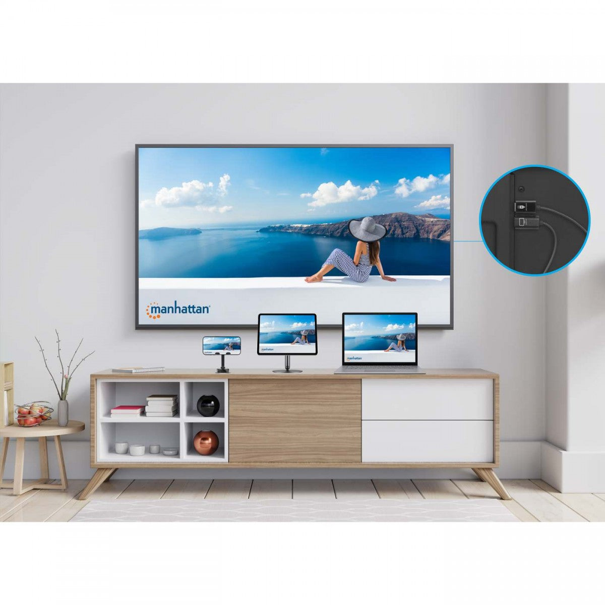 Manhattan 208420 Extenseur HDMI sans fil 50 m
