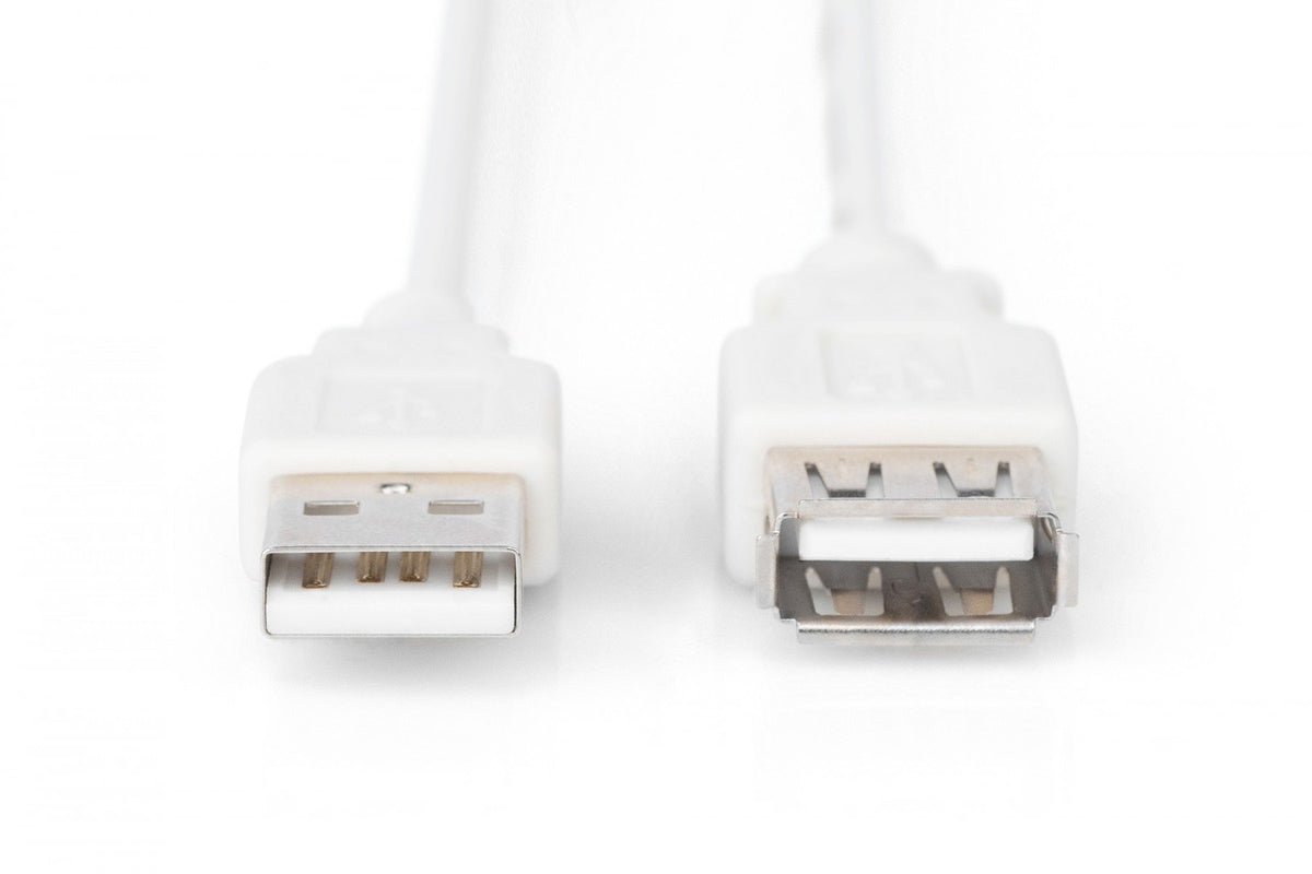 Digitus AK-300202-018-E câble USB USB 2.0 USB A 0,48 Gbit/s Beige