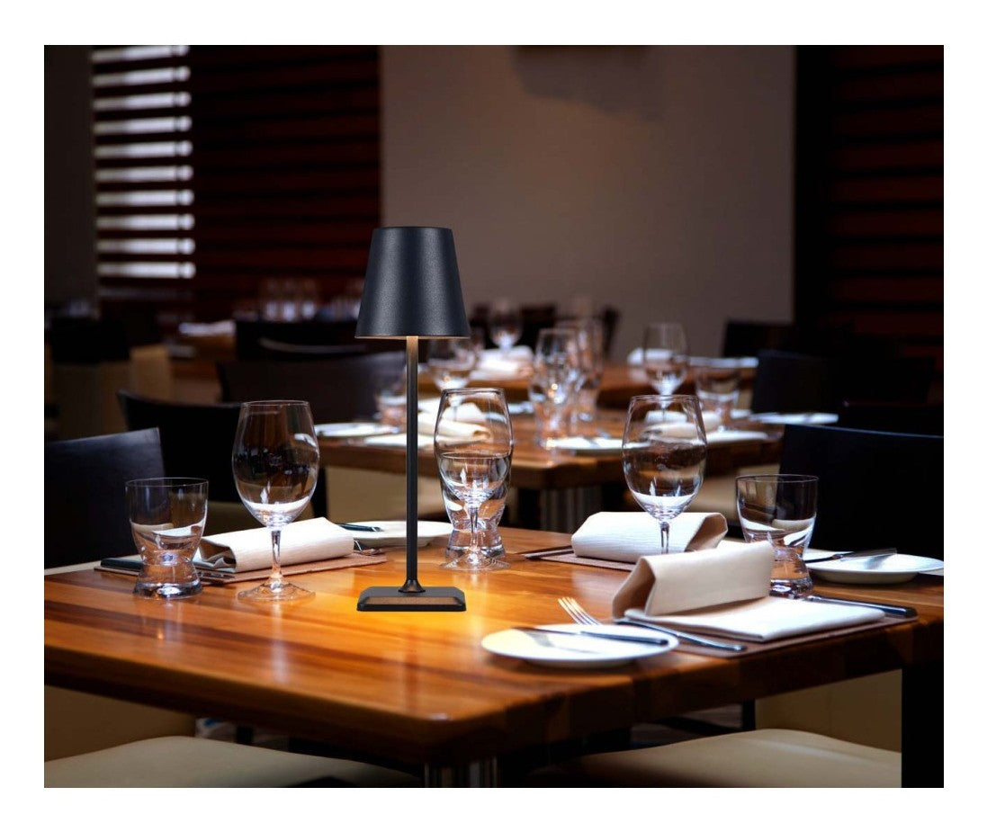 Techly I-LED LAMP-BK Lampe de table LED sans fil tactile noire