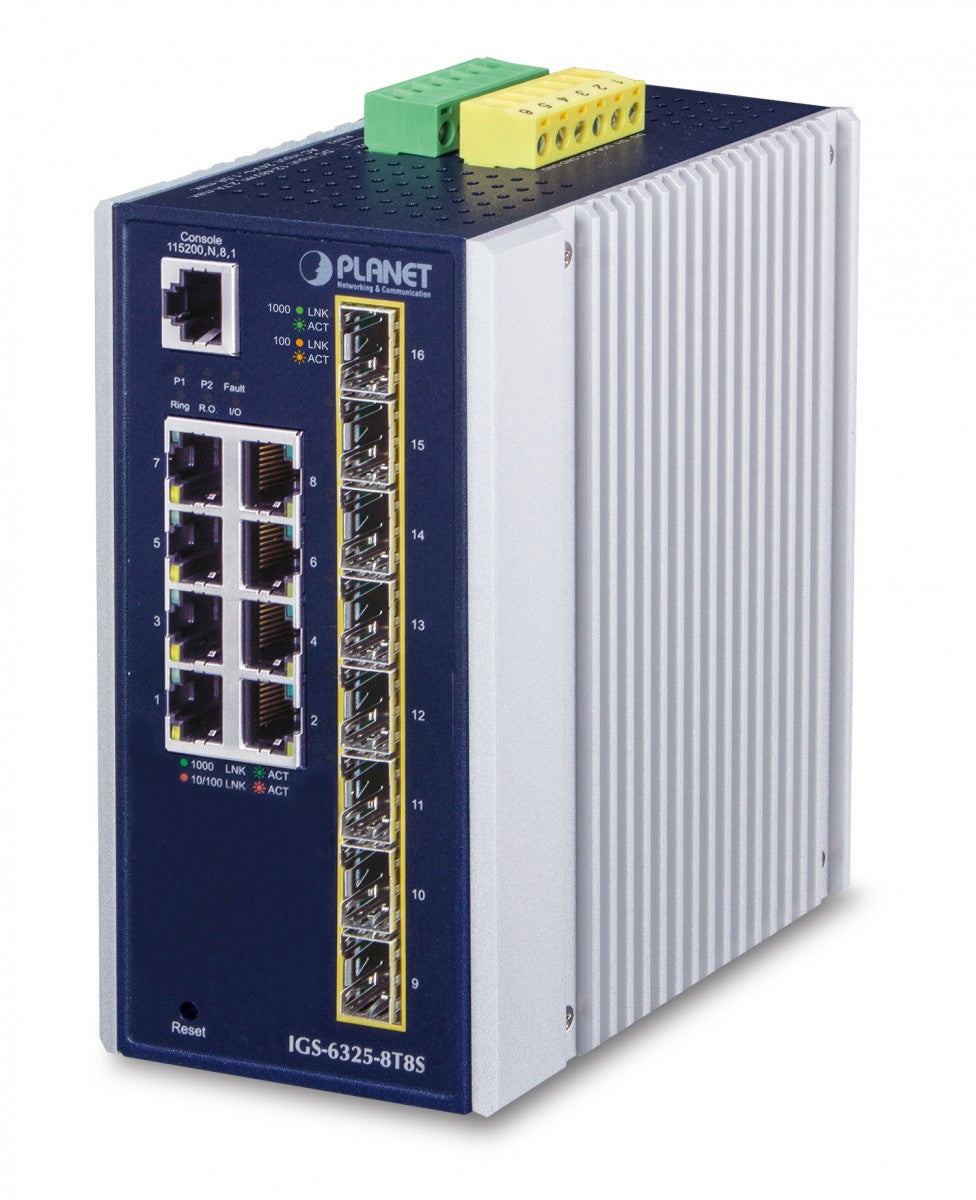 Planet IGS-6325-8T8S Commutateur Ethernet Gigabit L3 géré 8 ports