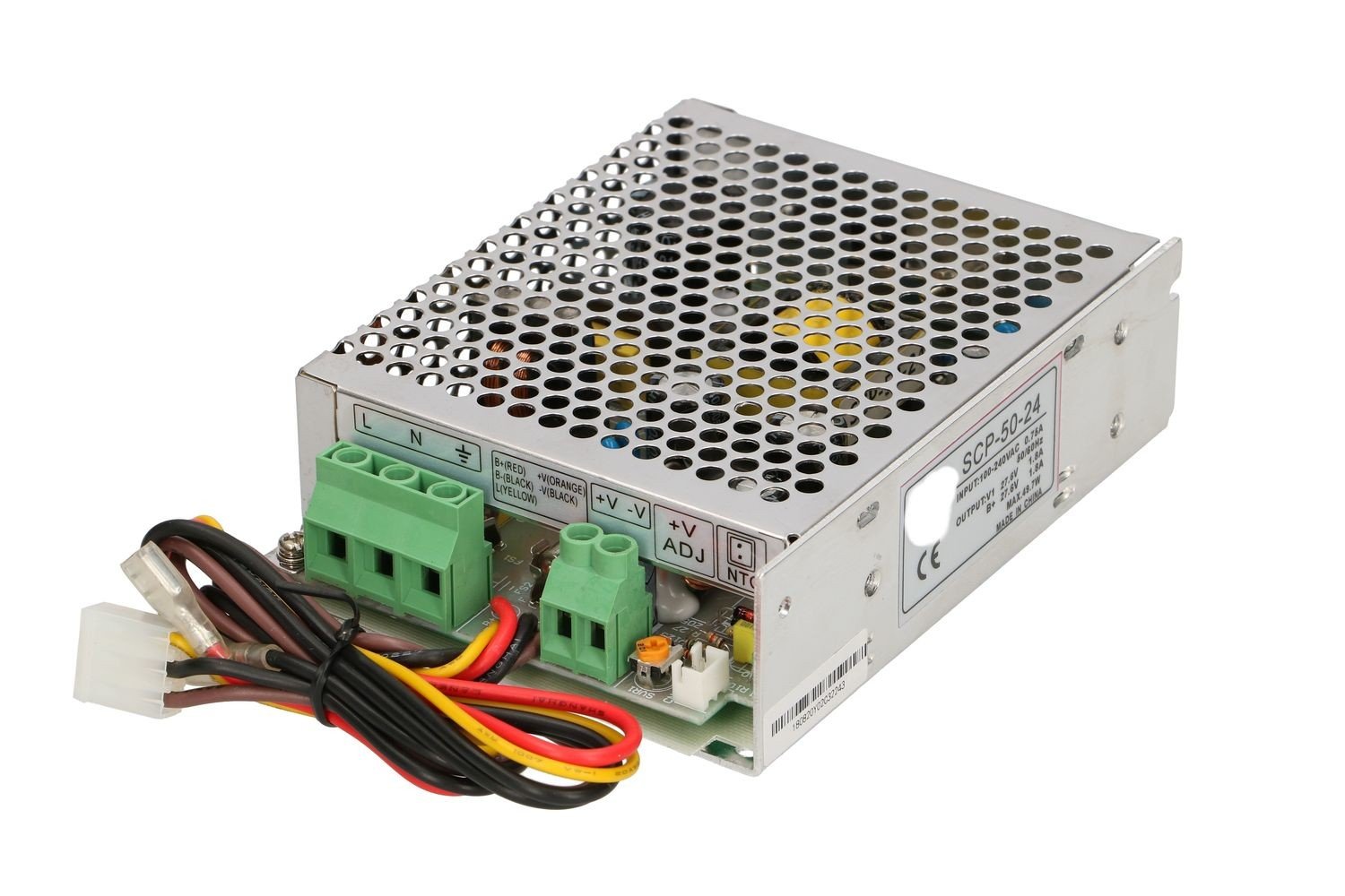 Extralink SCP-50-24 POWER SUPPLY WITH BATTERY CHARGER 27.6V 50W 24V ZASILACZ BUFOROWY adaptateur de puissance & onduleur Auto Aluminium