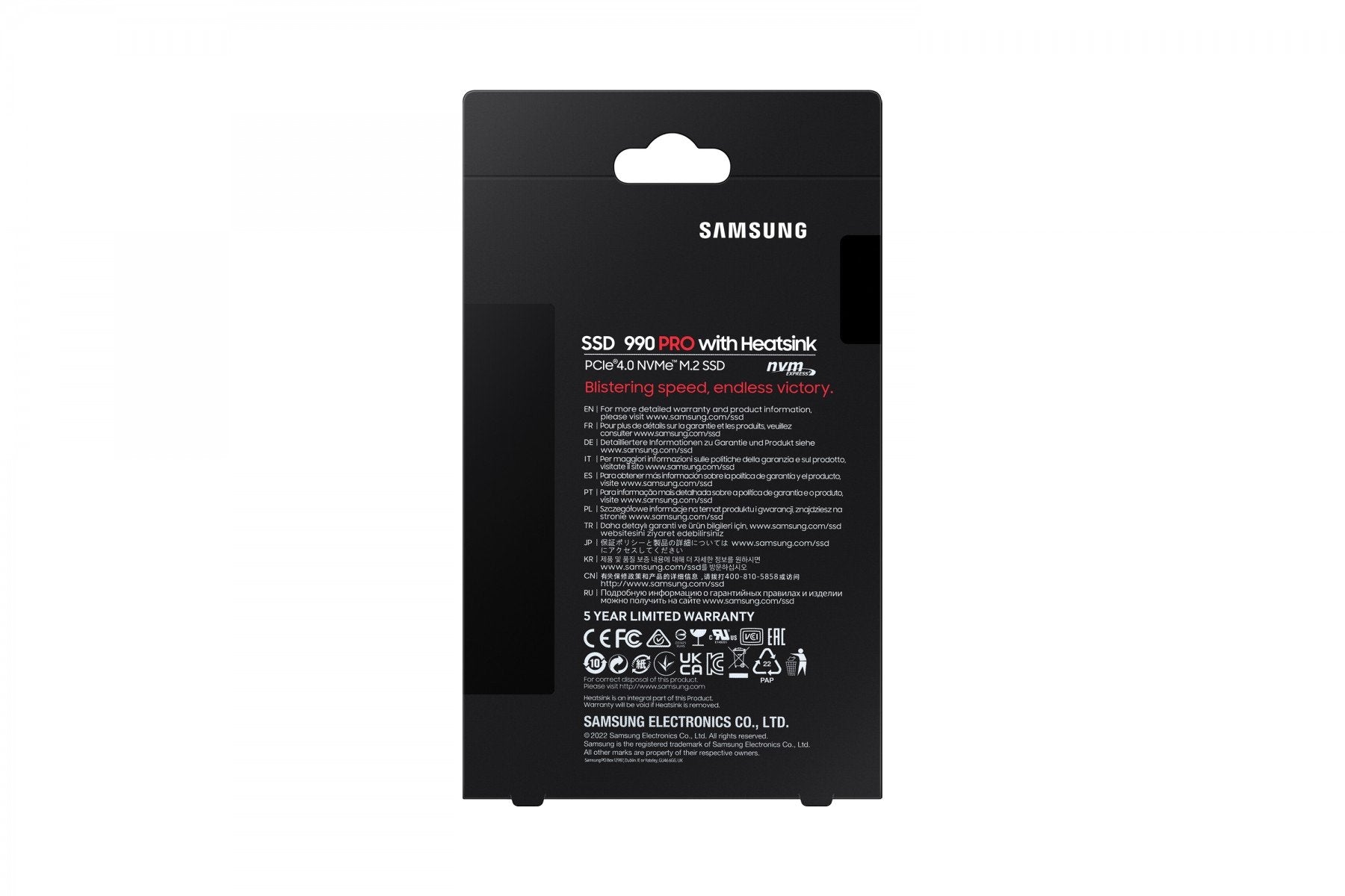 Samsung 990 PRO 1 To M.2 PCI Express 4.0 NVMe V-NAND MLC