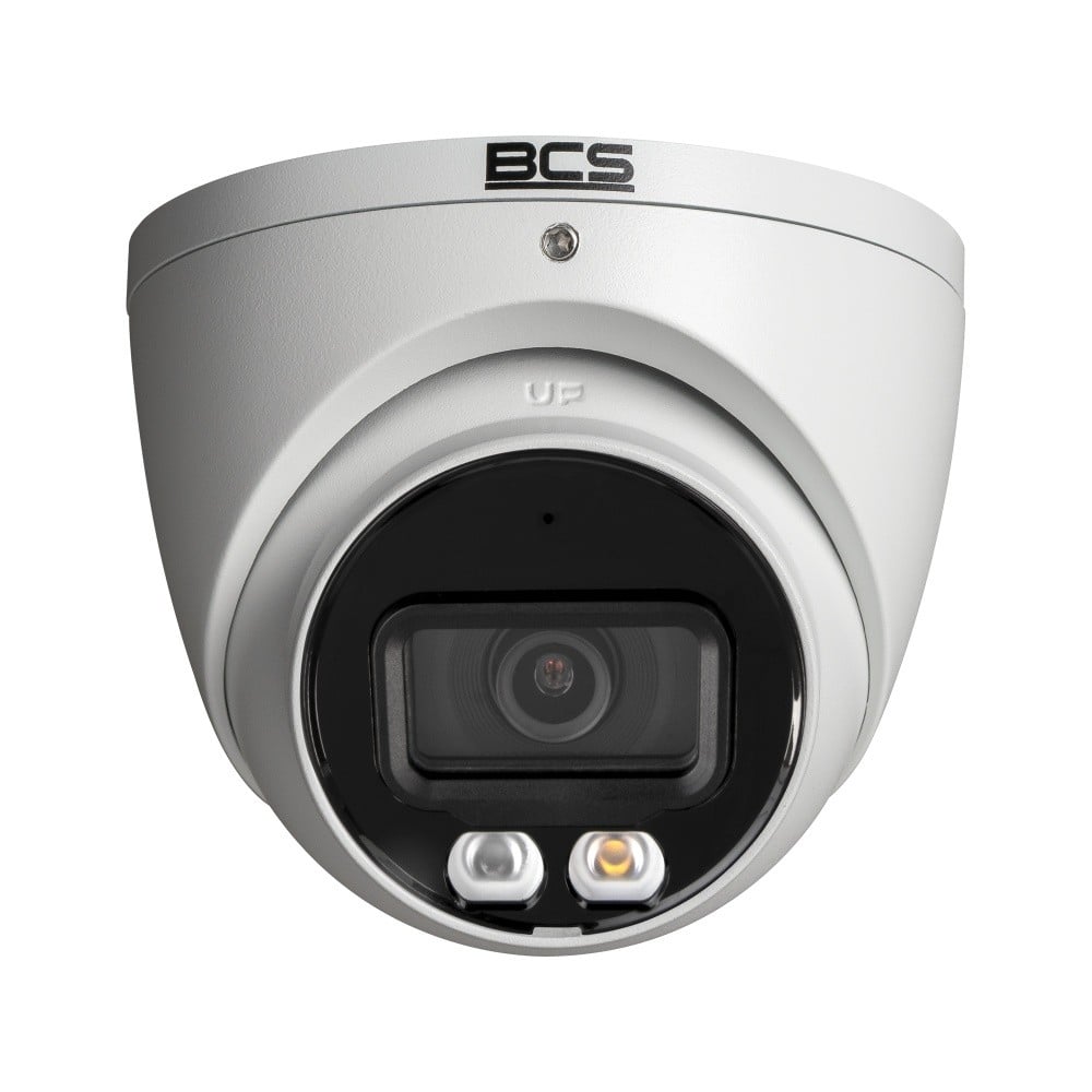 BCS BCS-L-EIP14FCR3L3-Ai1 Caméra dôme IP 4MP avec technologie NightColor et microphone