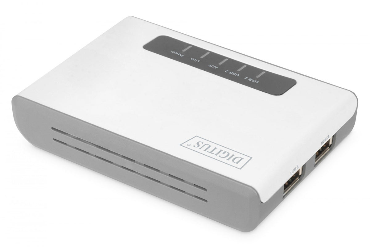 Digitus DN-13024 serveur d'impression Ethernet LAN/LAN sans fil Blanc