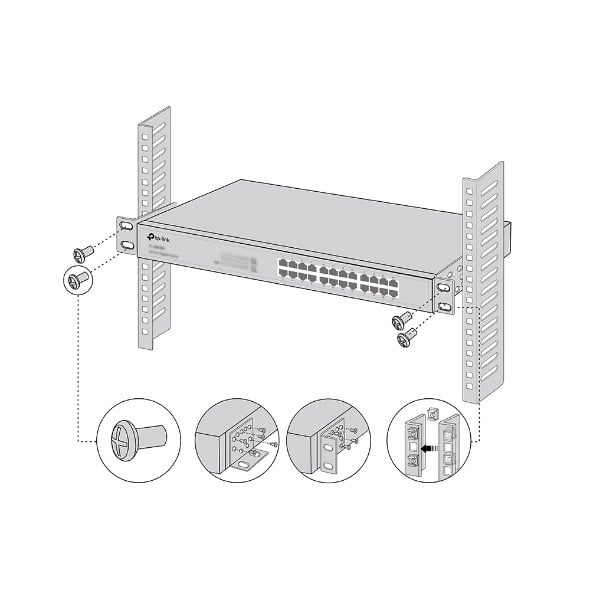 Rack-mounting Bracket Kit Screws Includ