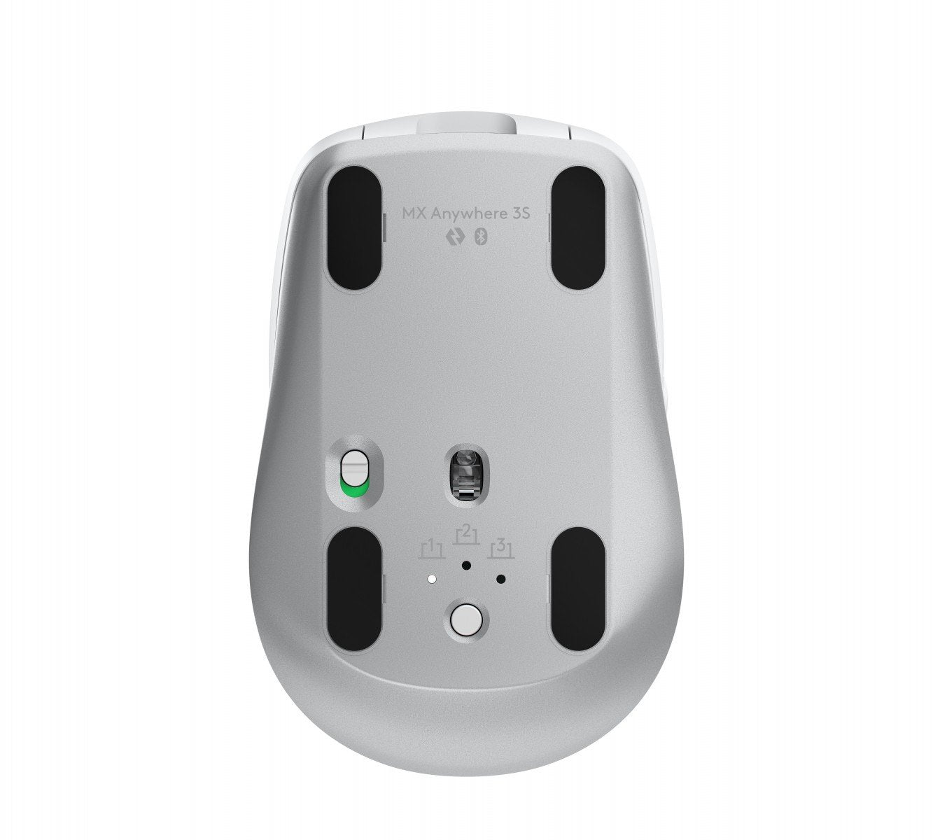 LOGITECH MX Anywhere 3S Mouse optical 6 buttons wireless Bluetooth pale grey
