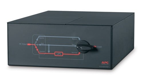 APC Service Bypass Panel Bypass switch rack-mountable AC 230V output connectors 10 Black