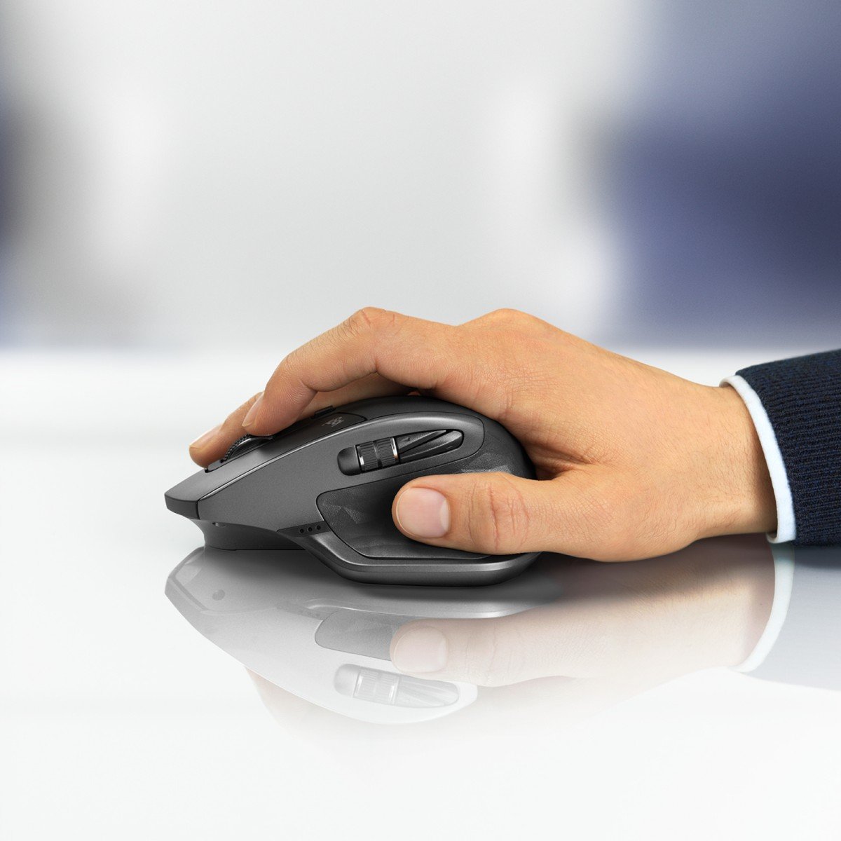 Logitech MX Master 2S Wireless Mouse souris Bureau Droitier RF sans fil + Bluetooth Laser 1000 DPI