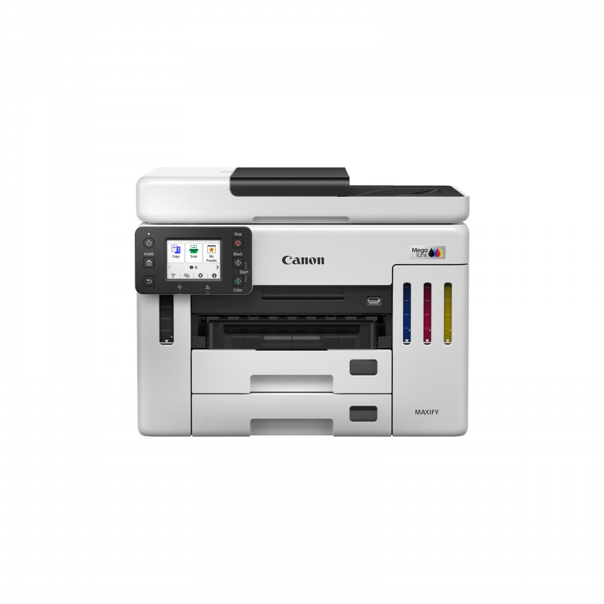 CANON MAXIFY GX7150 MegaTank MFP colour inkjet CISS Legal 216x356mm A4 24ipm Print 600sheets USB Wi-Fi LAN