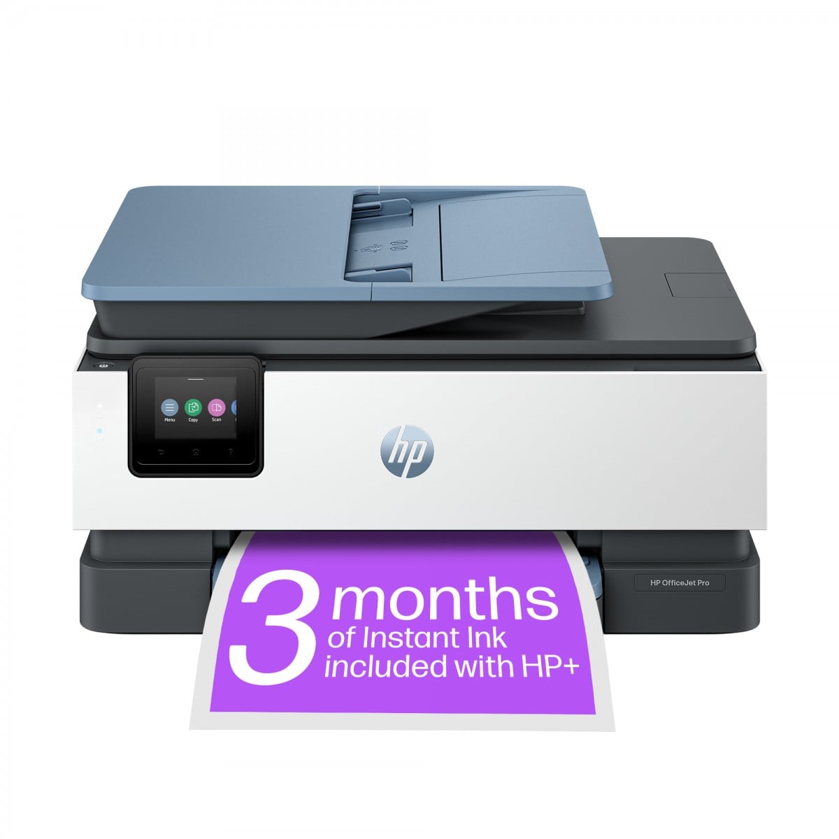 HP Officejet Pro 8125e All-in-One MFP colour inkjet A4 12ppm Copy 20ppm Print 225sheets USB Wi-Fi LAN dark surf blue