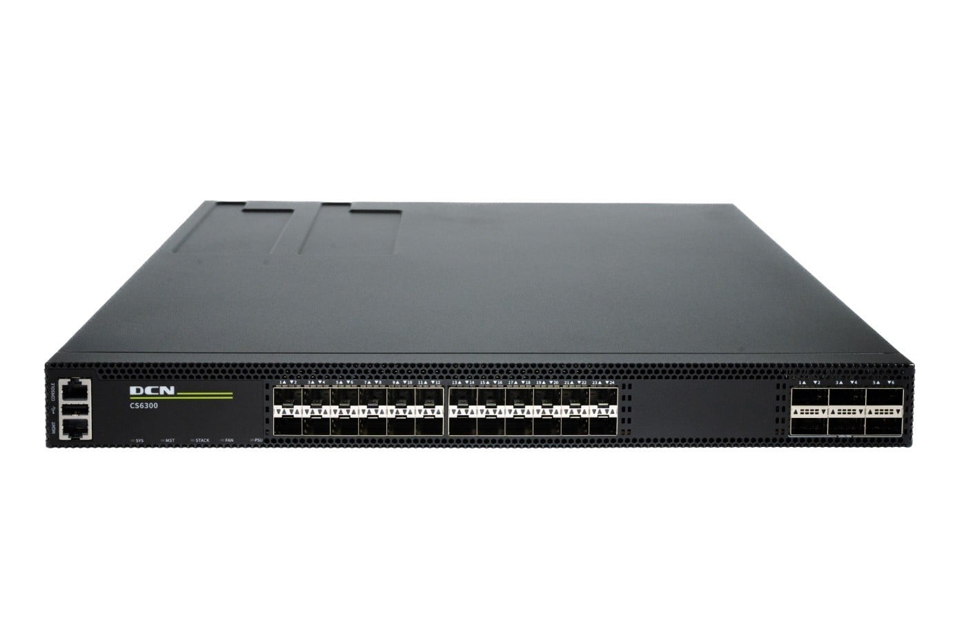 DCN Europe CS6300-24X6C-HI 24x10GBase-X SFP+ + 6x100GBase-X QSFP28