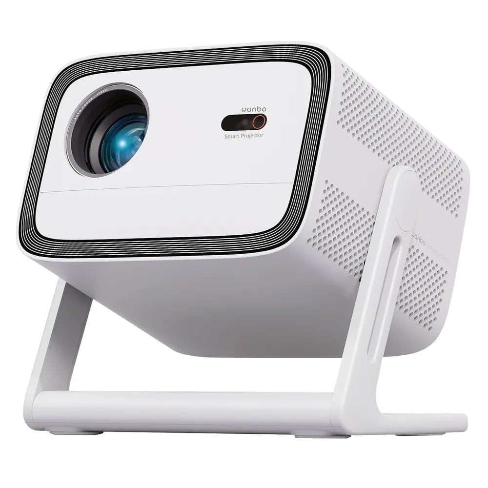 Wanbo Vali 1 Blanc | Projecteur | Full HD, 900 ANSI, Android TV 11, Gimbal