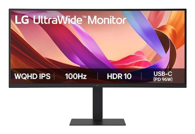 34" Curvo IPS 3440x1440 USB-C 96W RJ45
