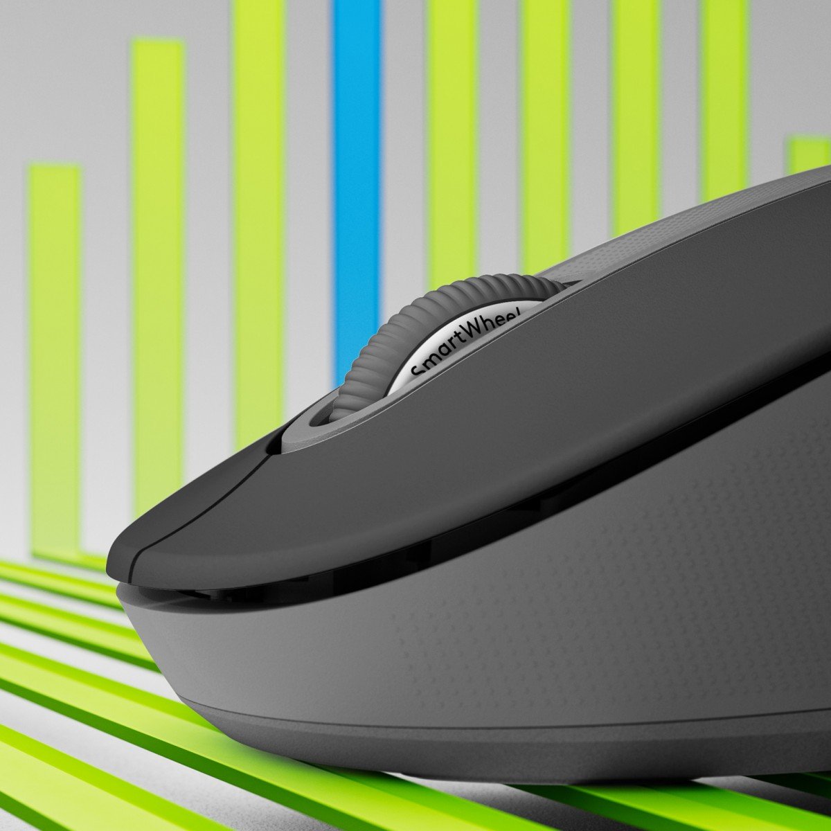 LOGITECH Signature M650 Mouse optical 5 buttons wireless Bluetooth 2.4 GHz Bolt USB receiver graphite