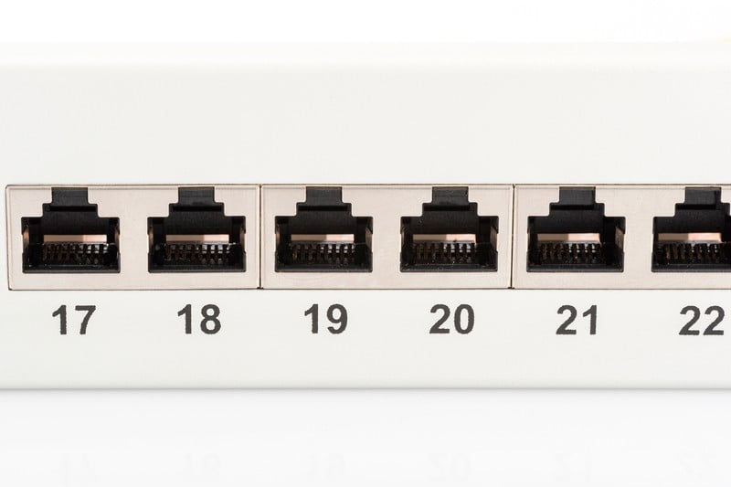 DN-91624S - RJ-45 - Blanc - 1U - -20 - 70 °C - 482 mm - 44 mm