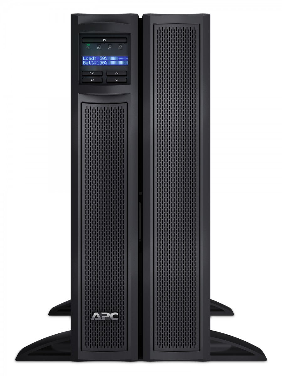 APC Smart-UPS X 2200 Rack/Tower LCD UPS Rack AC 230V 1980Watt 2200VA RS-232 USB output connectors 12 4U Black