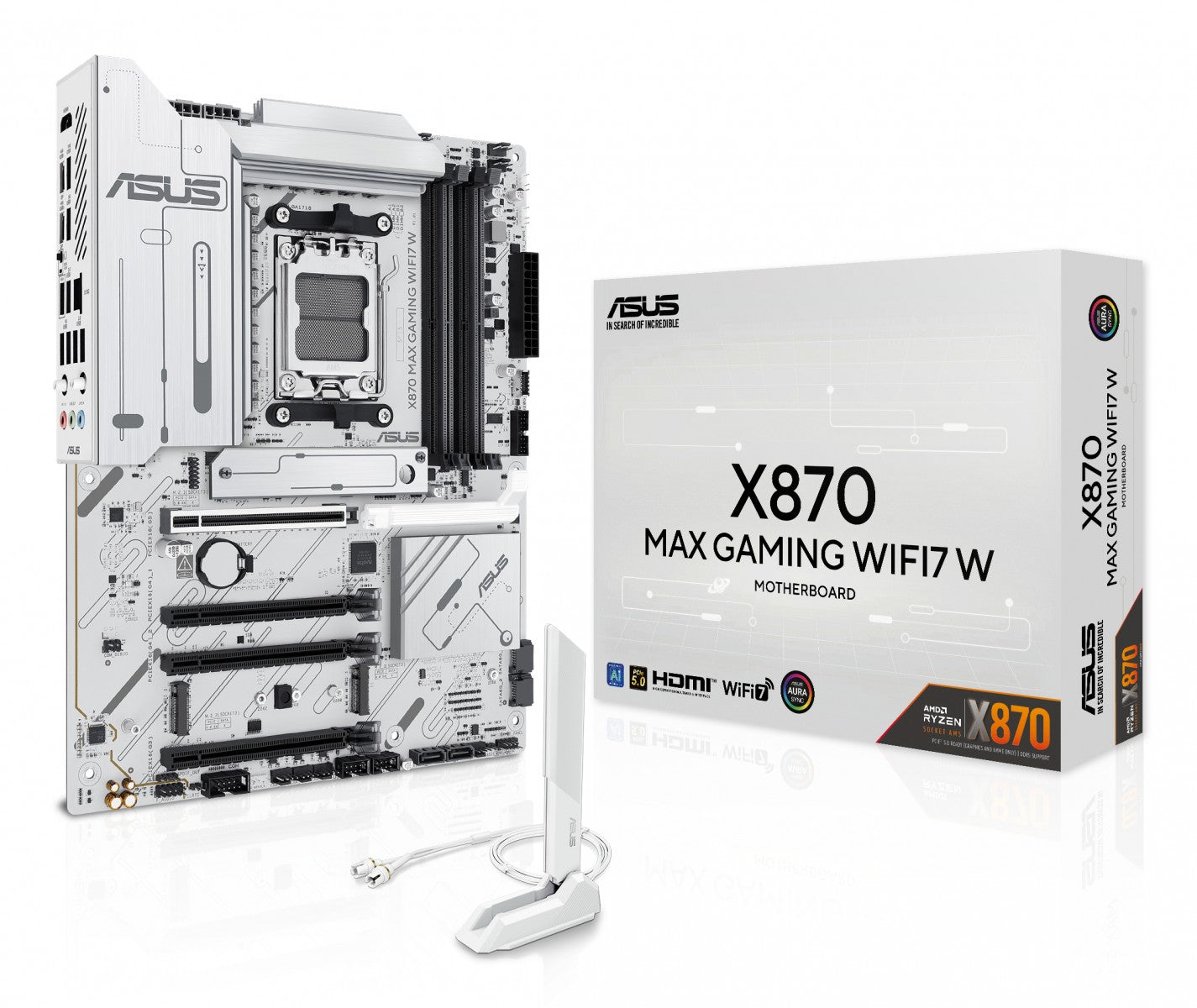 ASUS X870 MAX GAMING WIFI7 W AM5 MB 4xDDR5
