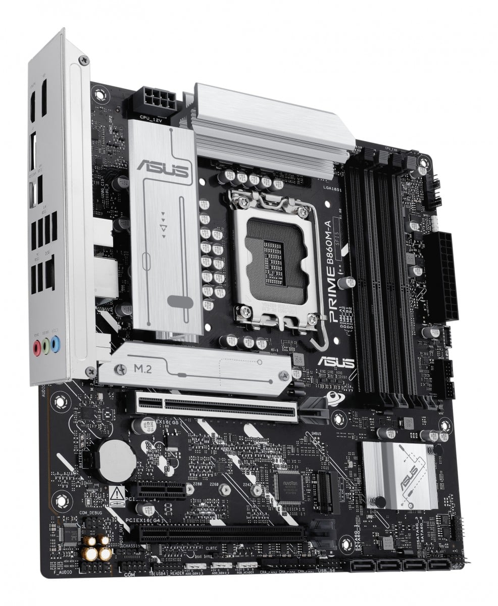 ASUS PRIME B860M-A-CSM LGA1851 DDR5 micro ATX MB 1xHDMI 2xDP 2xM.2 4xSATA