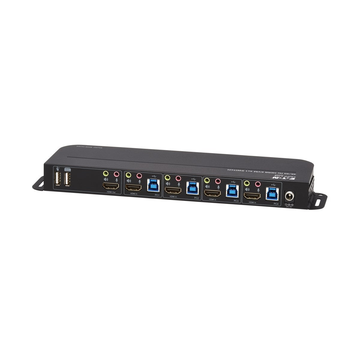 EATON TRIPPLITE HDMI USB KVM Switch 4-Port 4K 60Hz HDR HDCP 2.2 IR USB Sharing KVM/audio/USB switch 4xKVM/audio/USB