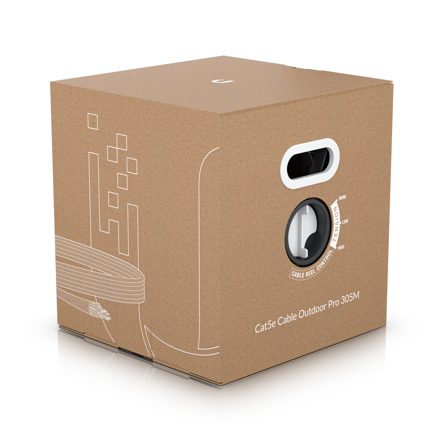 Ubiquiti Networks UACC-CABLE-C5E-OUTDOOR-PRO-305M-W câble de réseau Blanc Cat5e S/UTP (STP)