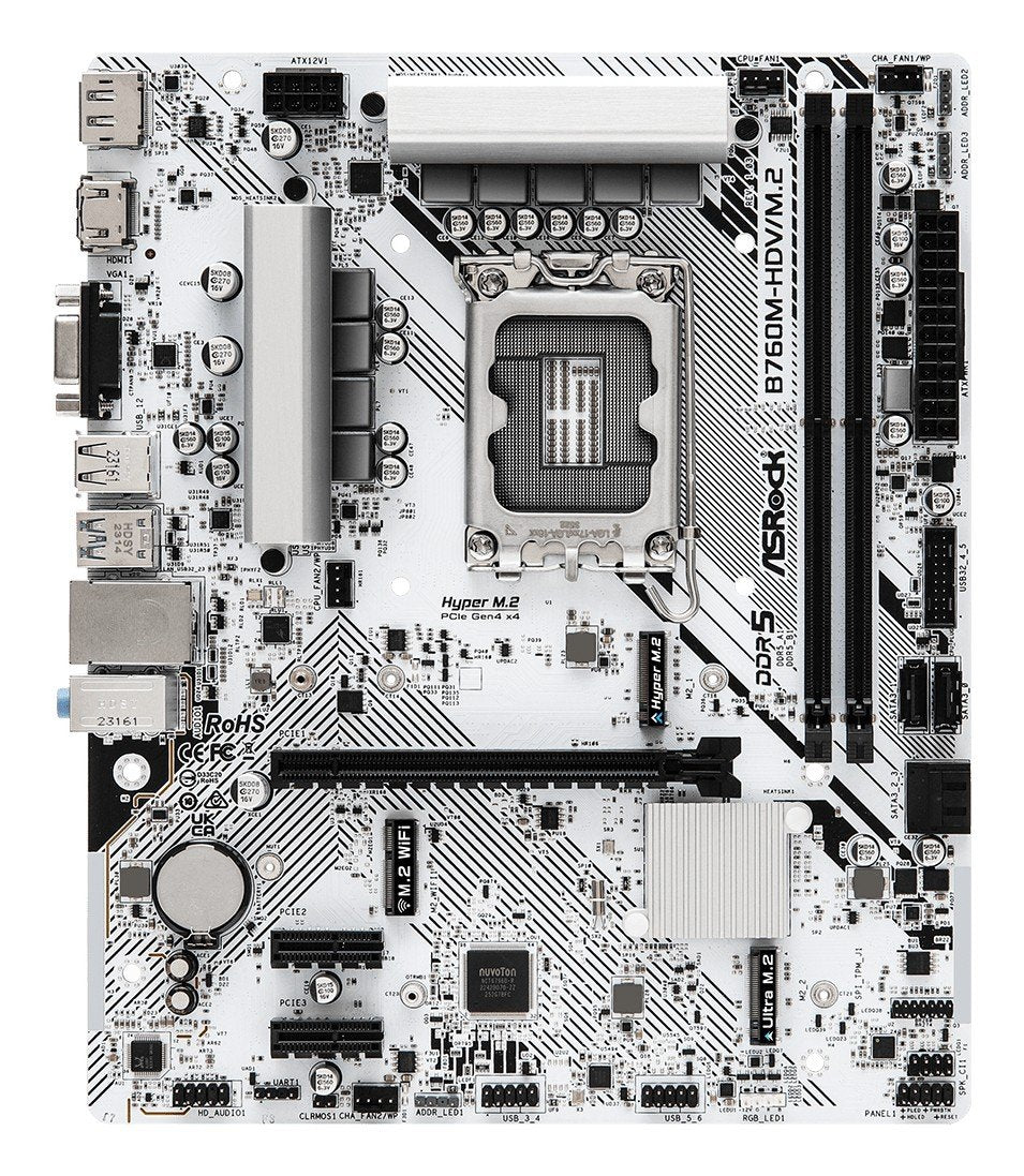 Asrock B760M-HDV/M.2 carte mere Intel B760 LGA 1700 micro ATX