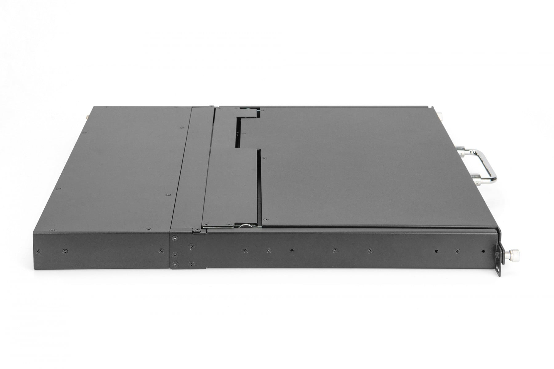 Console KVM modulaire 17'' HD LCD TFT, 8 ports HDMI, pavé tactile, clavier GE, noir