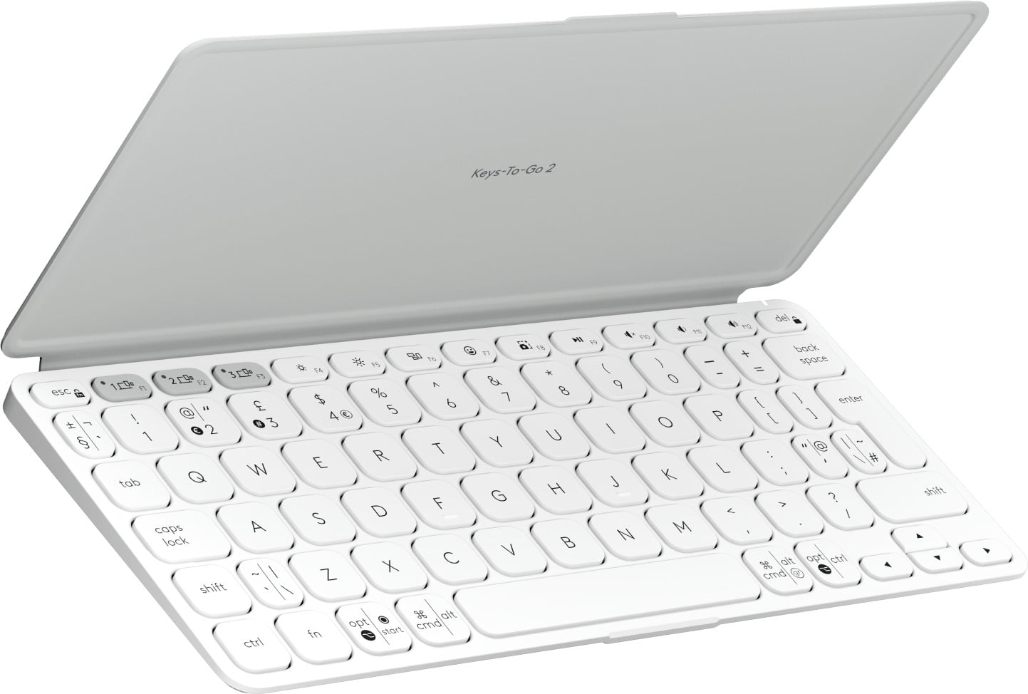 Logitech 920-012985 Keys-To-Go 2 Clavier Gris Clair