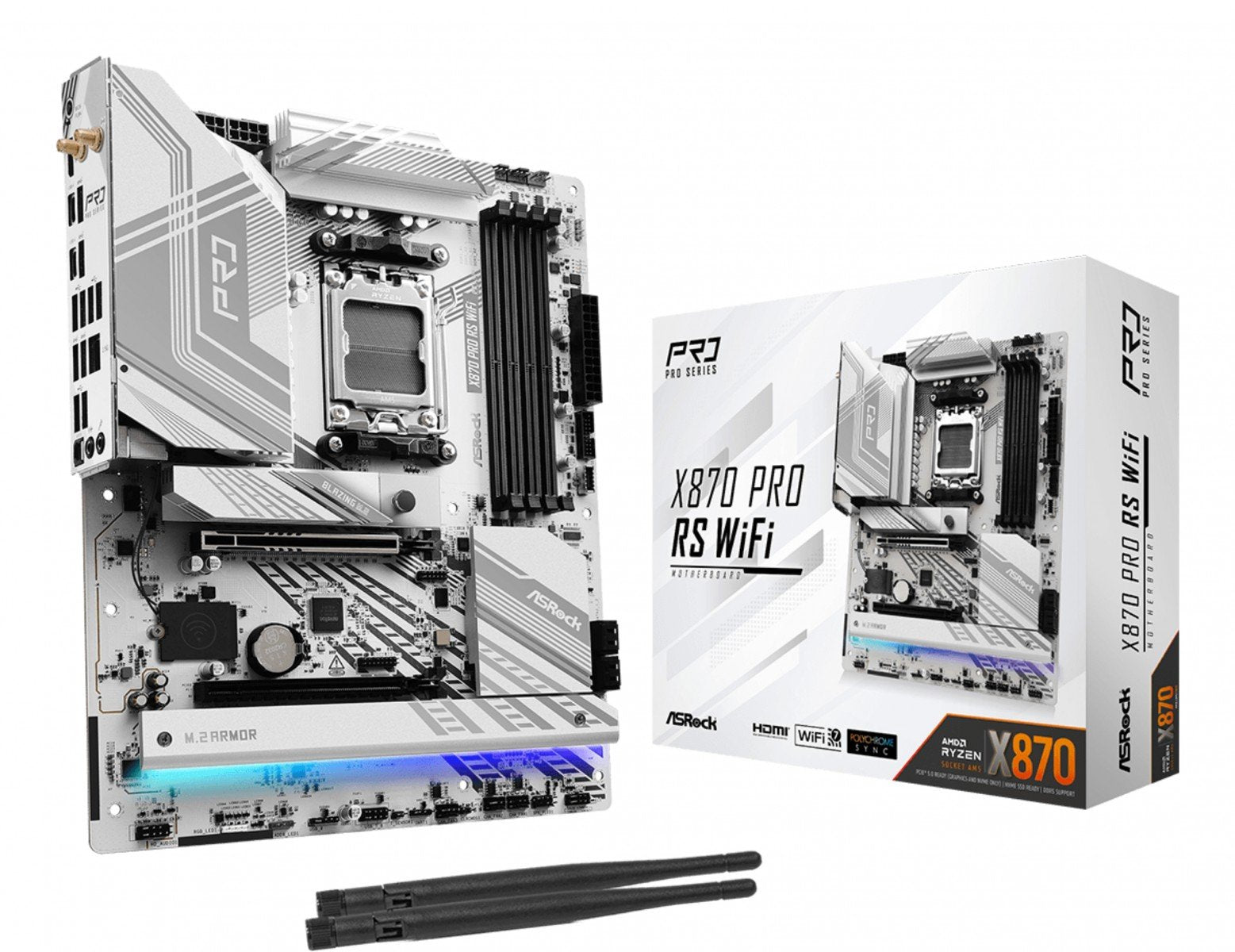 Asrock X870 Pro RS WiFi AMD X870 Emplacement AM5 ATX